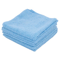 Ettore 13x13 Inch Blue MicroSwipe Cloths (6 Pack)